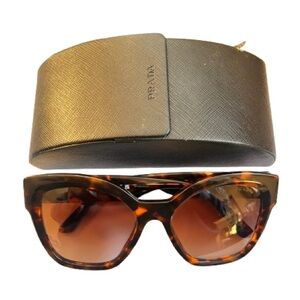 Gorgeous Prada Honey Tortoise Sunglasses with case